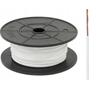 elektrický kabel Kabel FLRY-B 1x0,35 bílý (2m)