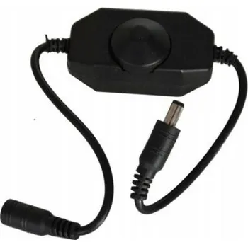 Napájecí kabel Kabel s vypínačem a zástrčkou 2 m ČERNÝ 1