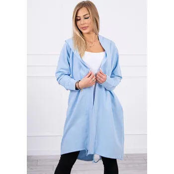 Dámská cargo bunda Dámská žíhaná kapucová bunda K-Fashion s potiskem, UNI i519_19657-U