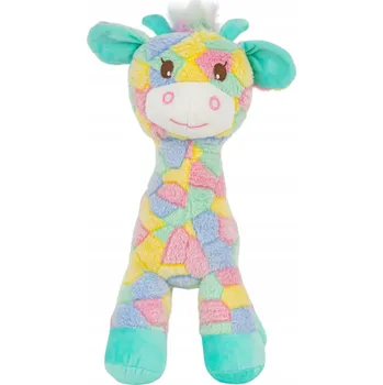 plyšák PLYŠÁK PLYŠOVÝ MAZLÍČEK PŘÍTULNÍČEK Krásná duhová ŽIRAFA 42 cm PRO DĚTI