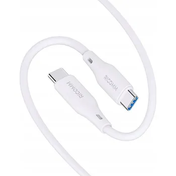 Datový kabel Kabel Ricomm USB-C - USB-C 2,1 m černý