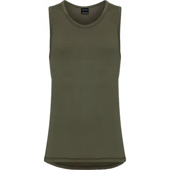 Pánské tričko Pánské bambusové funkční triko s merino vlnou XL khaki