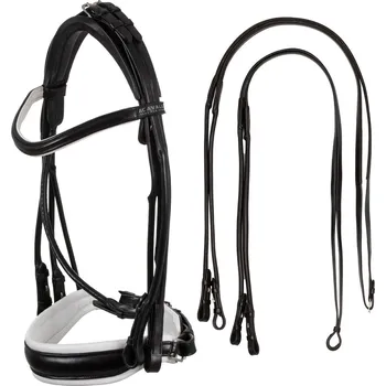 ACAVALLO Uzda Parnaso Acavallo, black/white FULL