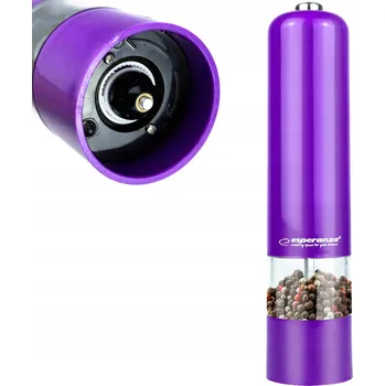 Kuchyňský mlýnek ELEKTRICKÝ MLÝNEK NA PEPŘ A SŮL fialový