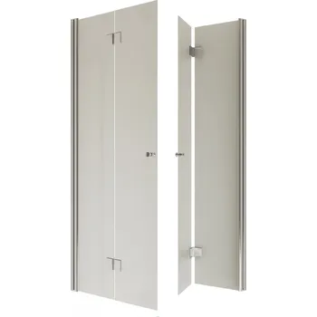 Sprchový kout dvoukřídlý 80x80x195 transparentní