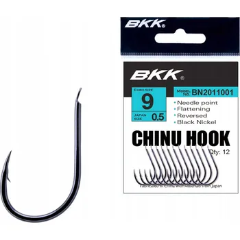 Rybářský háček Háčky Mikado Total Fishing BKK Chinu s protihrotem 10 ks