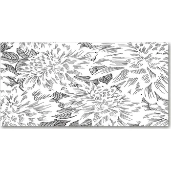 Obraz Kuchyňský panel Květinový vzor 100x50 cm + LEPIDLO