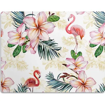 Toaleta pro kočku Podložka pod kočičí záchod pro kočky Plameňáci v květech 45x35