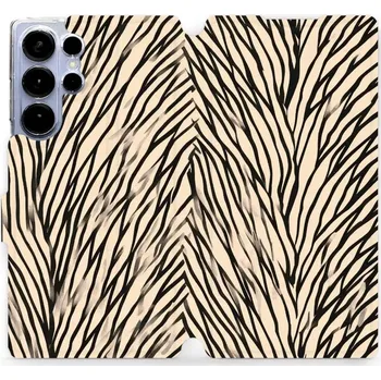 Pouzdro na mobilní telefon Flipové pouzdro Mobiwear - Samsung Galaxy S25 Ultra - VA52S V koruně stromu (Knížkové flip pouzdro, obal, kryt na mobil Samsung Galaxy S25 Ultra - VA52S V koruně stromu, materiál Umělá kůže + TPU - ochrana 360°, stojánek, silikonová vanička, magnetické)