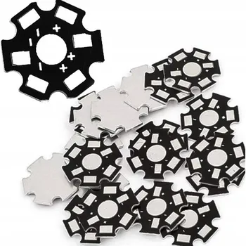 Bezpečnostní kamera PODLOŽKA POD PCB pro DIODY POWER LED 1W 3W 5W powerLED základna 25 kusů