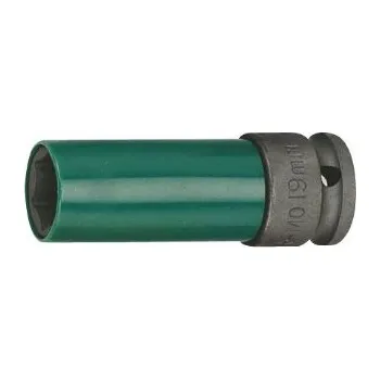 Nástrčná hlavice 1/2", s krytkou na ALU, pro rázové utahováky, 19mm JONNESWAY