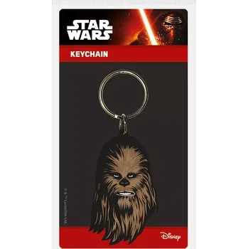 Klíčenka gumová s motivem Chewbacca - Star Wars