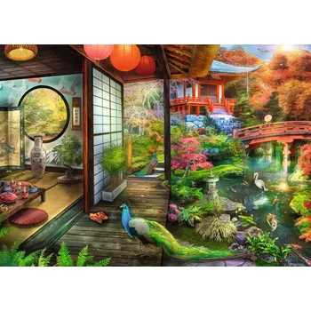 Puzzle Ravensburger 174973 Japonská zahrada 1000 dílků