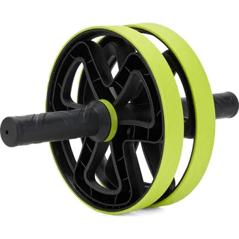 Kolečko na cvičení břišních svalů TREXO TXO-B4Z038-GN limetkové 28.5x18.5 cm