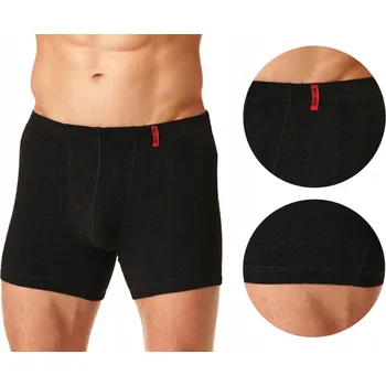 Pánské spodní prádlo Boxerky Key MXM 155 Hot Touch XXL černé