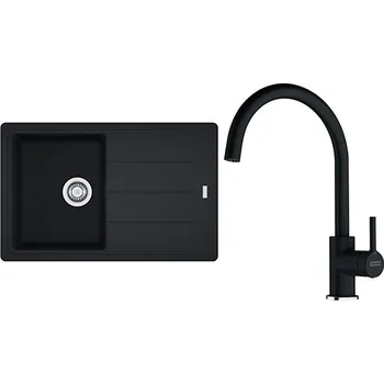 Granitový dřez Franke Kuchyňský dřez set G279O BFG 611-78 onyx + baterie FC 6018.071 onyx