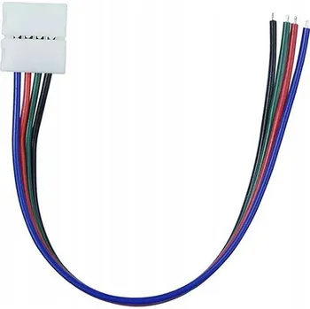 LED páska Spojka pro LED pásek RGB 10mm - 5050 s kabelem 10cm