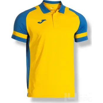 Polokošile JOMA LIDER, barva žlutá - modrá, velikost 4XL