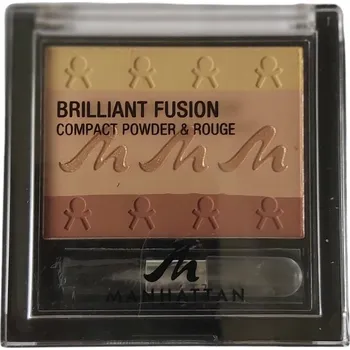 Make-up MANHATTAN Brilliant Fusion paletka – pudr, tvářenka, oční stíny