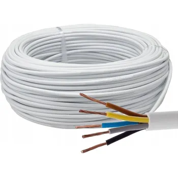 elektrický kabel Kabel kulatý elektrický ohebný lanko instalační OMY 5x0,75 pro RGBW