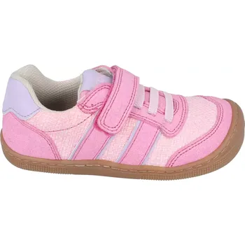 Dívčí tenisky Barefoot boty Koel - Dylan textile pink 23