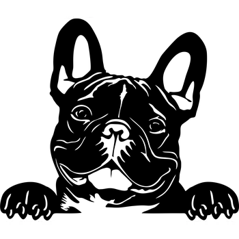 Vsepropejska Francouzský buldoček 17 dřevěná dekorace na zeď Rozměr (cm): 38 x 32