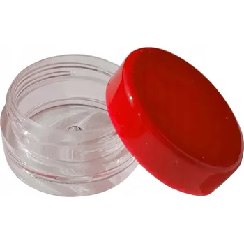 Úložný box Úložný box na ozdoby Perfect průhledný, červený