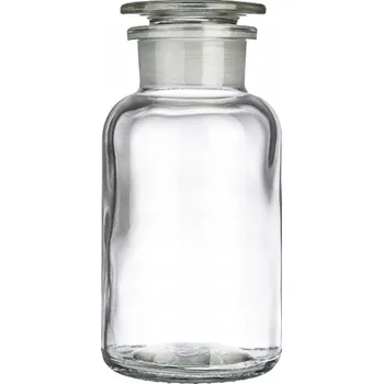 Láhev Skleněná láhev s korkem 500 ml široké hrdlo