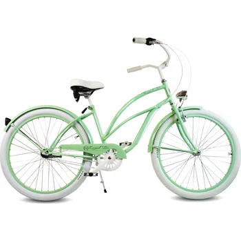 Městské kolo Cruiser kolo RoyalBi Cruiser Mojito rám 18,5 palce, kolo 26" zelené