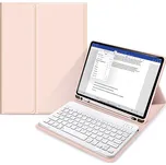 Klávesnice Bluetooth TECH-PROTECT - kryt / pouzdro pro Apple iPad 10 (10,9") - růžová