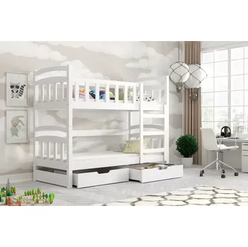 Dětská postel Patrová postel K - KASPER s úlož.prostorem 90x200 cm