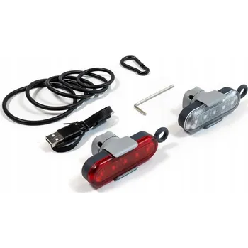 Cyklosvítilna Sada světel na kolo přední + zadní REELIGHT STADIUM Bike