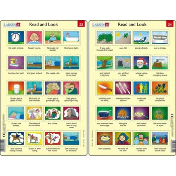 Puzzle Larsen Angličtina delší věty RA12 20 dílků