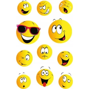 samolepka MOTIVAČNÍ SAMOLEPKY HERMA TVÁŘE ÚSMĚVY SMAJLÍCI