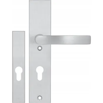 Dveřní kování Vnější klika Solo Gaja AXA stříbro 72mm F1