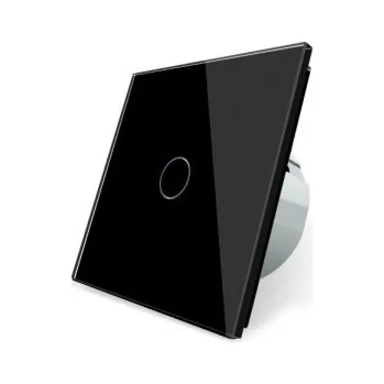 vypínač Jednoduchý dotykový vypínač Wroled, odstíny šedé Włącznik dotykowy szklany pojedynczy