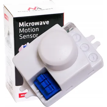 Pohybové čidlo Mikrovlnný pohybový senzor 1000 W 2-2000 lx 12 min