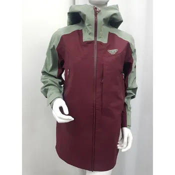 Horolezectví Bunda Dynafit Tigard GTX W sage 24/25 Barva: vínová / zelená, Velikost: M