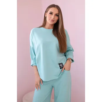 Dámské kalhoty Dámská italská souprava mikina a kalhoty K-Fashion, UNI i519_28301-U