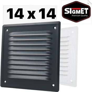 Větrací mřížka Ventilační mřížka Ventilační Sigmet černá