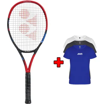 Tenisová raketa Tenisová raketa YONEX VCORE 100 SCARLET 2023 VYPLETENÁ + bonu - GRIP 3