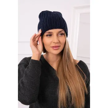 Čepice Dámská zimní čepice navy blue K-Fashion, UNI i519_23407-U
