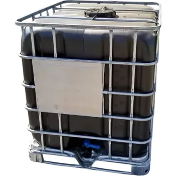 IBC kontejner IBC KONTEJNER 1000L MAS BEZ UN 225/50 REKO ČERNÁ NÁDOBA KOVOVÁ PAL. VYMĚNIT. KLAPKOVÝ KOHOUT DN50