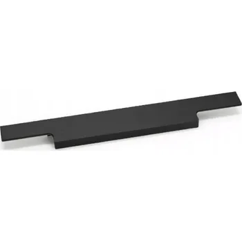 Nábytkové kování Nábytková úchytka zapuštěný Rujzdesign černý kartáčovaný 49,70 cm