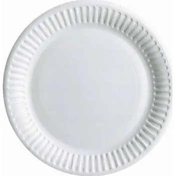 Talíř Talíř bílý papírový 21 cm 20 ks FRAJDA