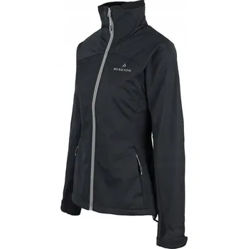 Dámská bunda Dámská softshellová bunda BERGSON CONTEXT SS Black, velikost M