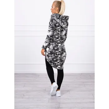 Dámská mikina Dámská mikina K-Fashion s kapucí a prodlouženým zadním dílem, UNI i519_18230-U