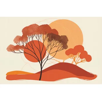 Plakát Plakát Poslední sluneční paprsky bez rámu 91,5 x 61 cm