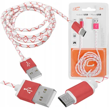 Datový kabel Kabel LTC USB - microUSB typ B, 1 m, vícebarevný