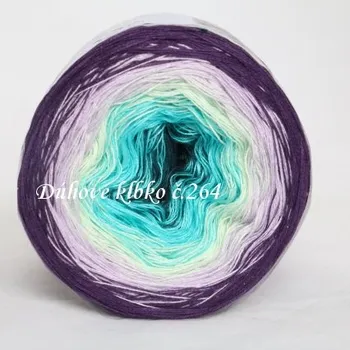 Příze Duhové klubíčko 264, 3nitka 750 m